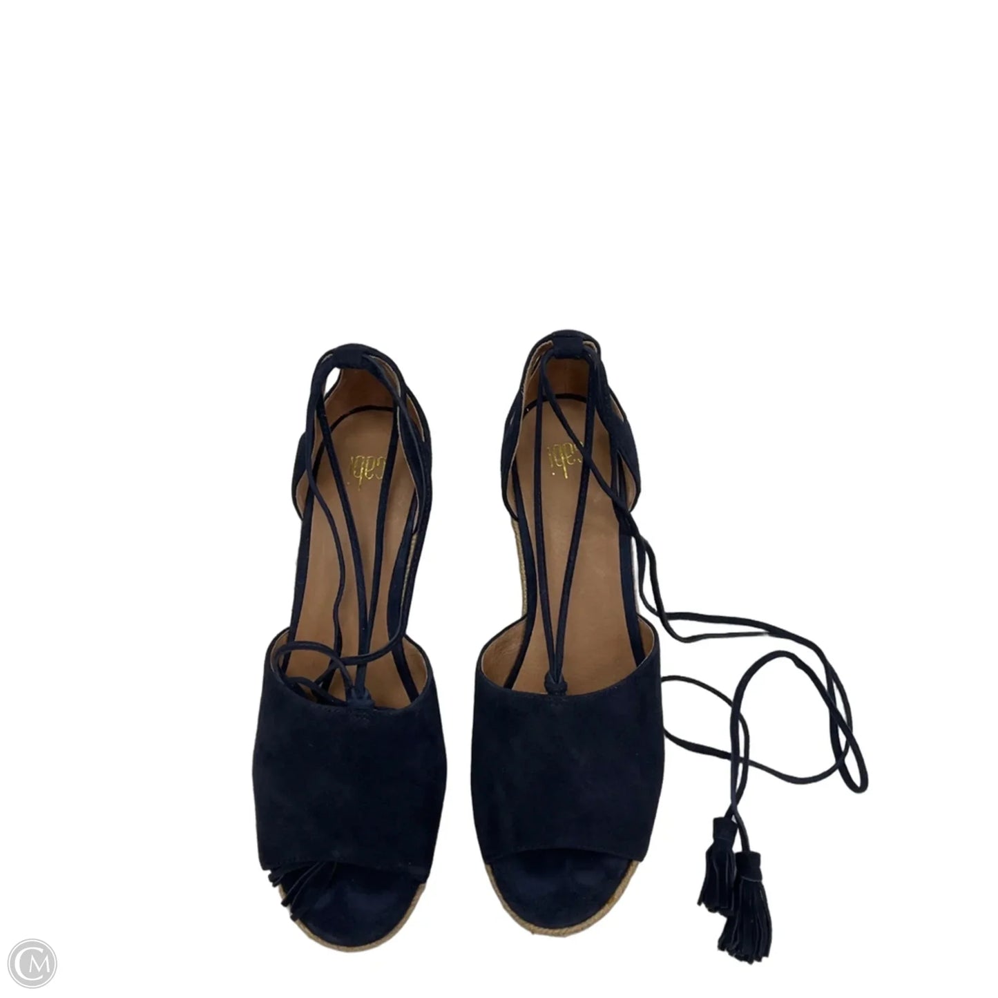 Sandals Heels Platform By Cabi In Blue, Size: 8.5