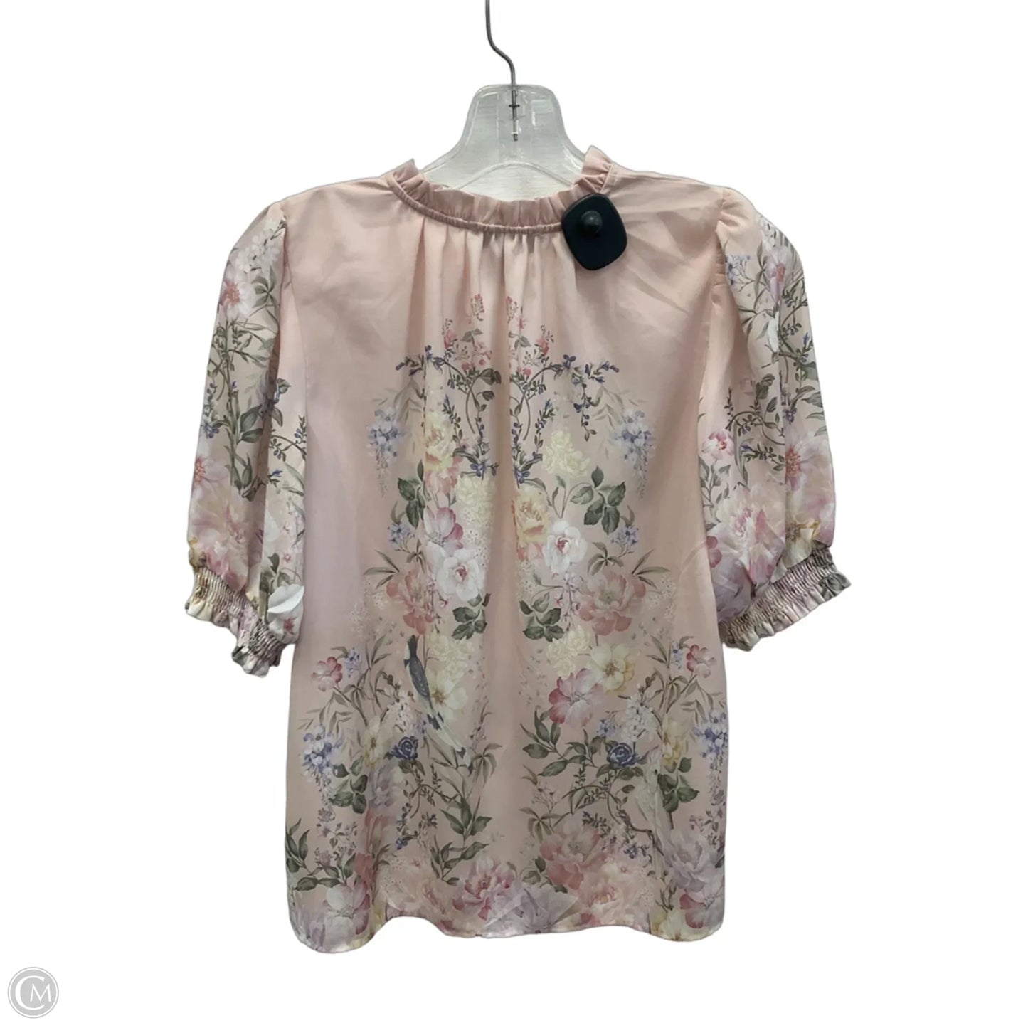 Top Short Sleeve By Cupcakes And Cashmere In Pink, Size: S
