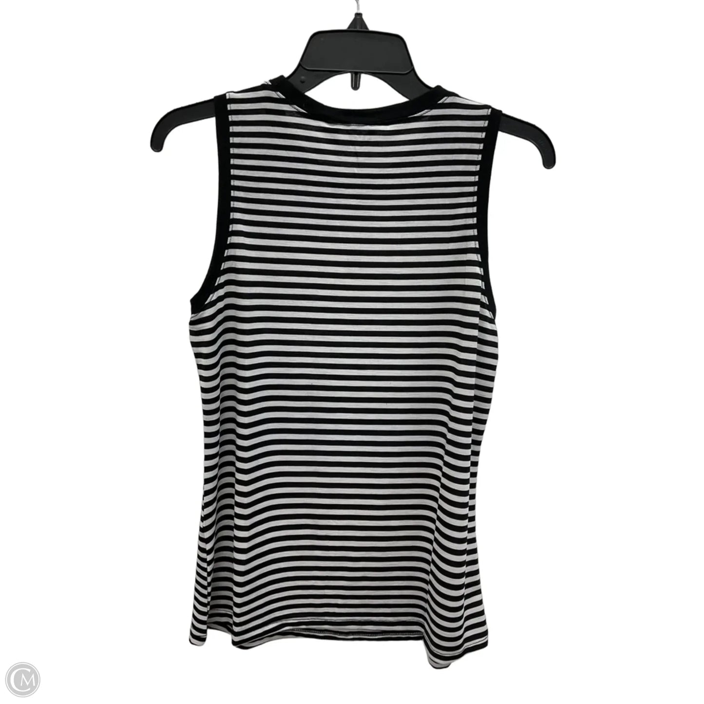 Top Sleeveless Basic By Dokotoo In Black & Grey, Size: S
