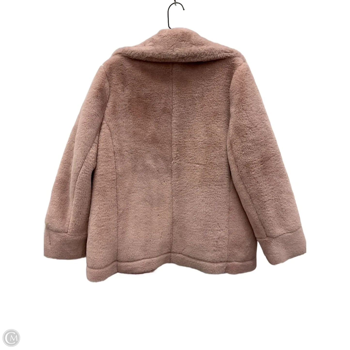 Coat Faux Fur & Sherpa By Loft In Pink, Size: M