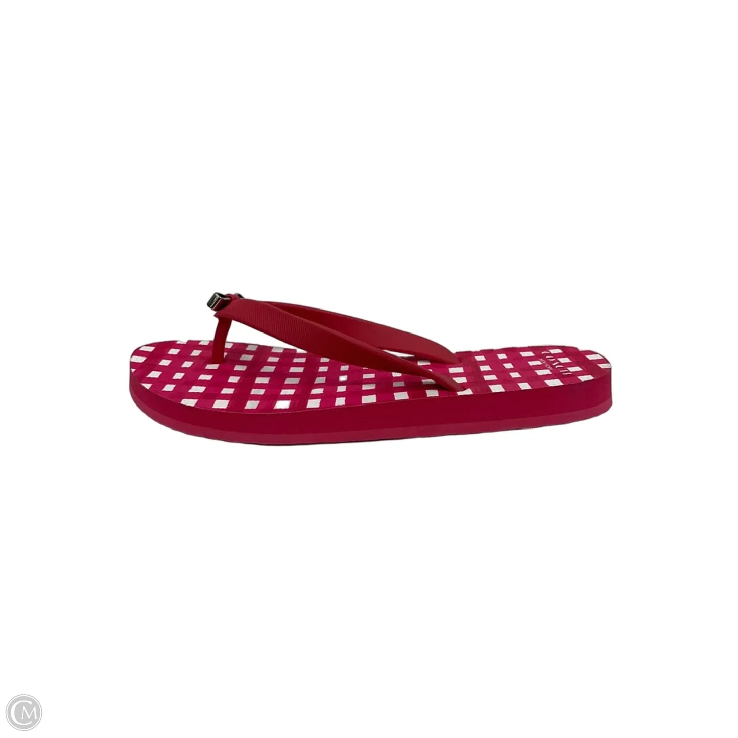 Sandals Designer By Coach In Pink, Size: 6