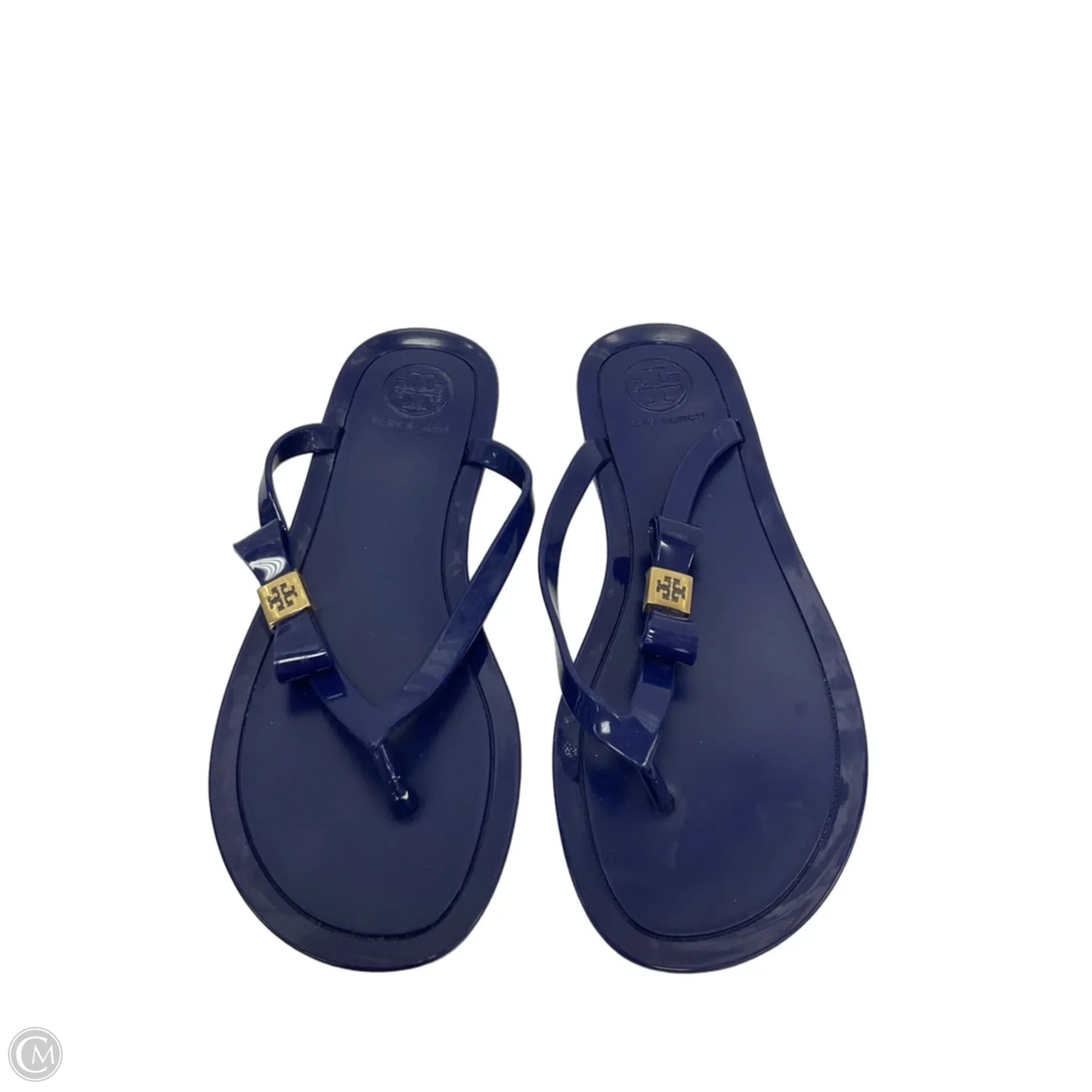 Sandals Designer By Tory Burch In Blue, Size: 6
