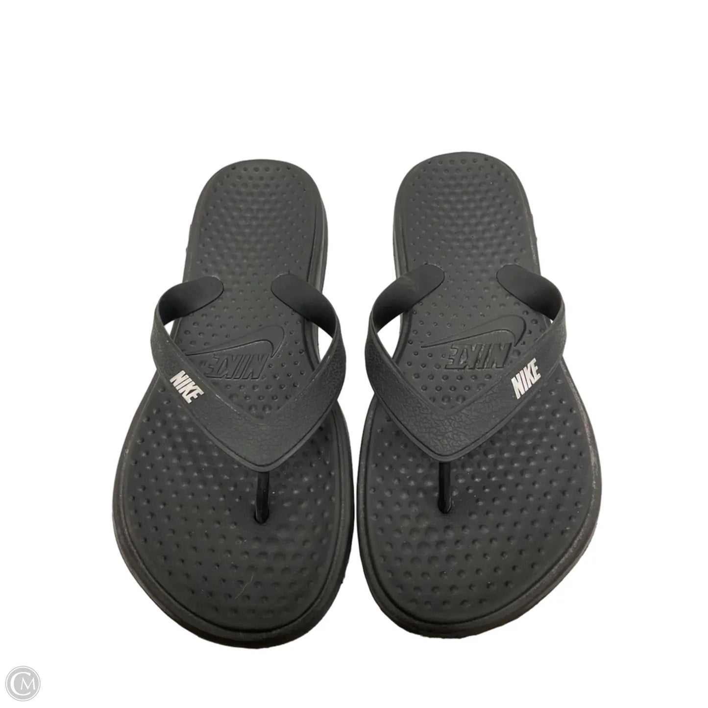 Shoes Flats By Nike Apparel In Black, Size: 10
