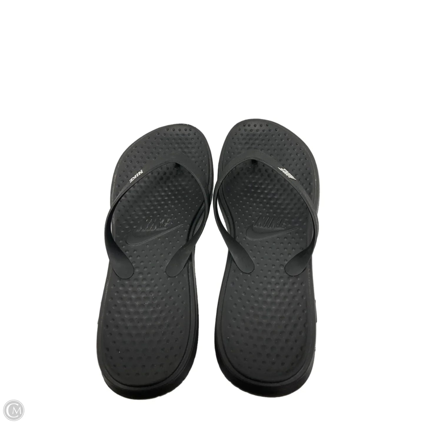 Shoes Flats By Nike Apparel In Black, Size: 10