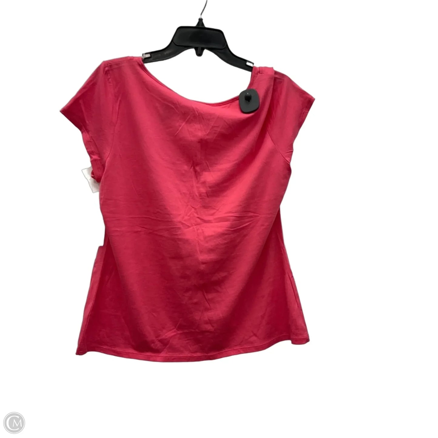 Top Short Sleeve Basic By Axcess In Pink, Size: L