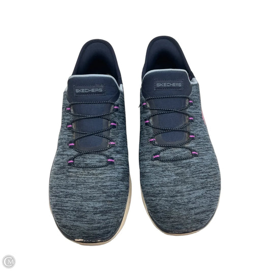 Shoes Sneakers By Skechers In Blue, Size: 9.5
