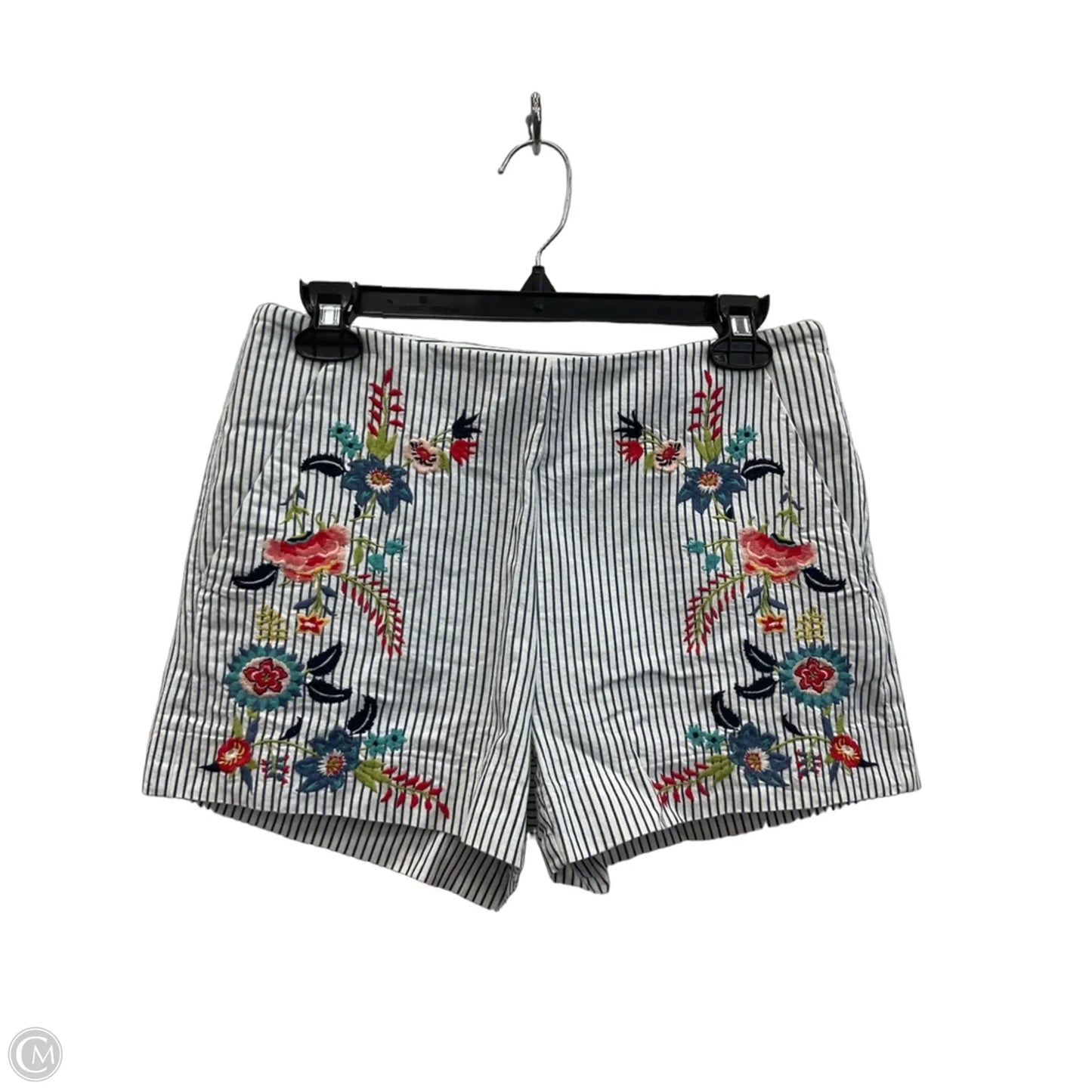 Shorts By Loft In Striped Pattern, Size: 0