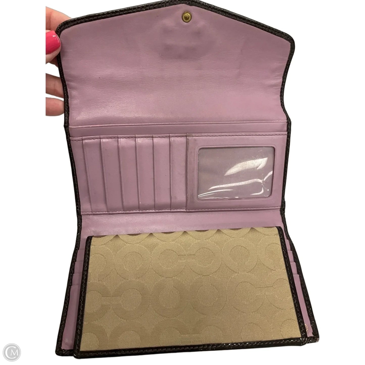 Wallet Designer By Coach, Size: Large