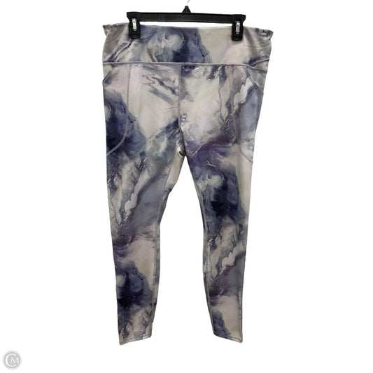 Athletic Leggings By Duluth Trading In Purple, Size: Xl