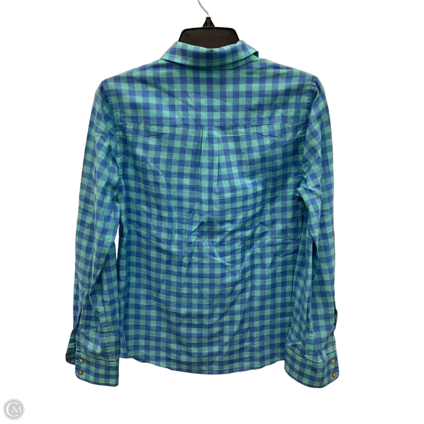 Top Long Sleeve By Vineyard Vines In Blue, Size: S