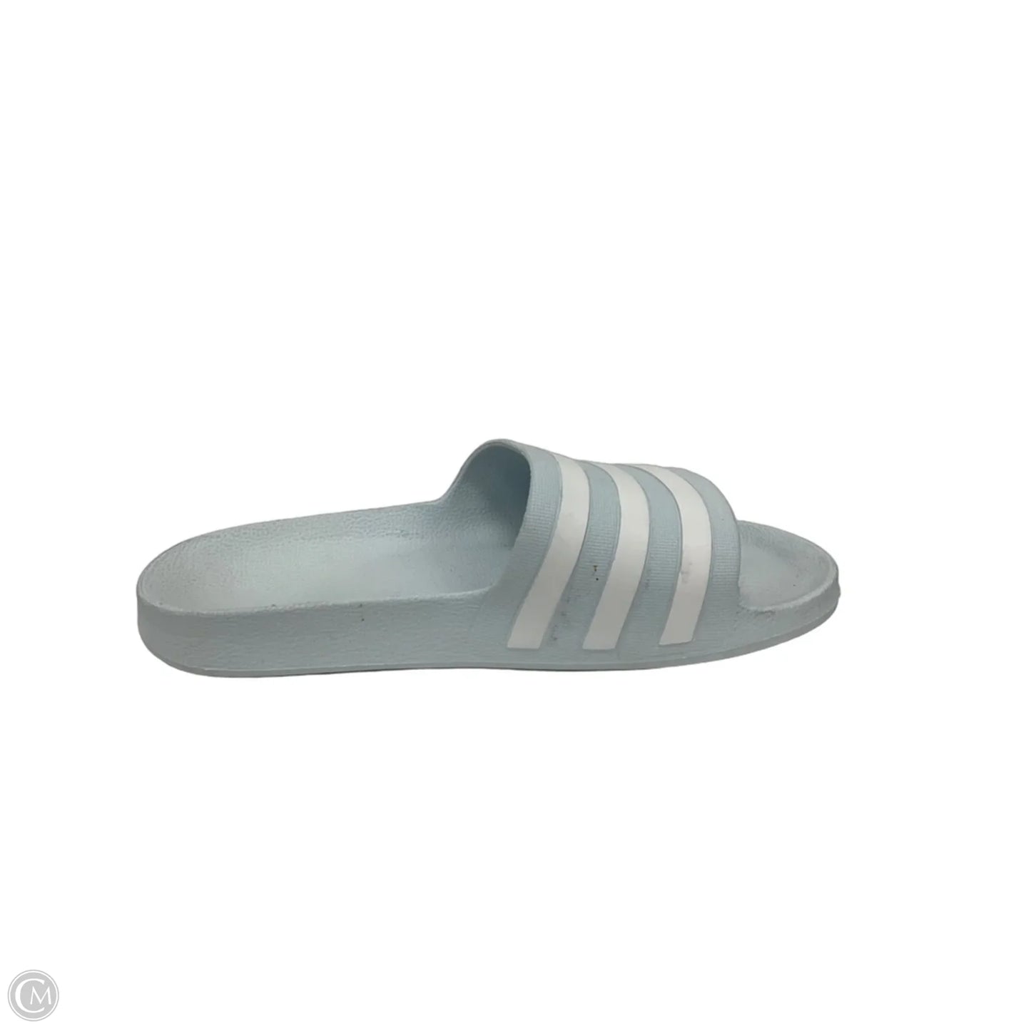 Sandals Flats By Adidas In Blue, Size: 9