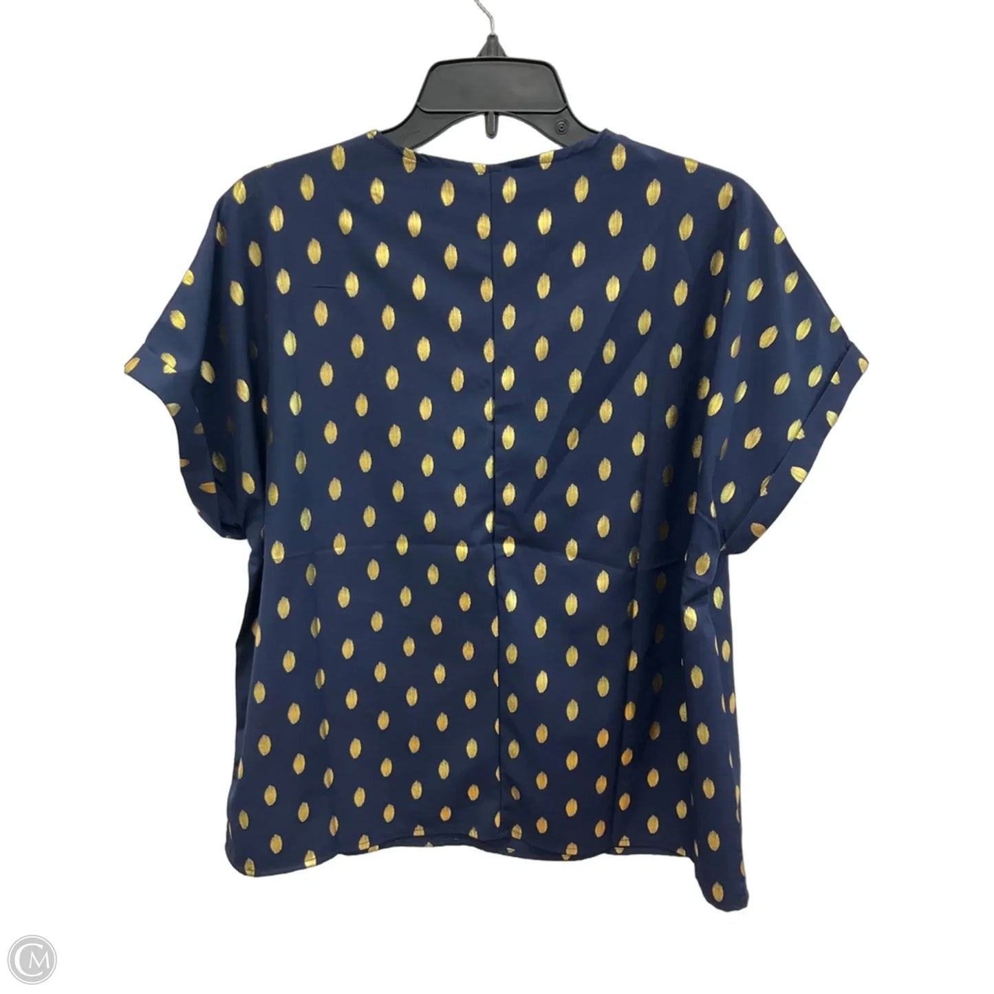 Top Sleeveless By Cmf In Blue, Size: Xl