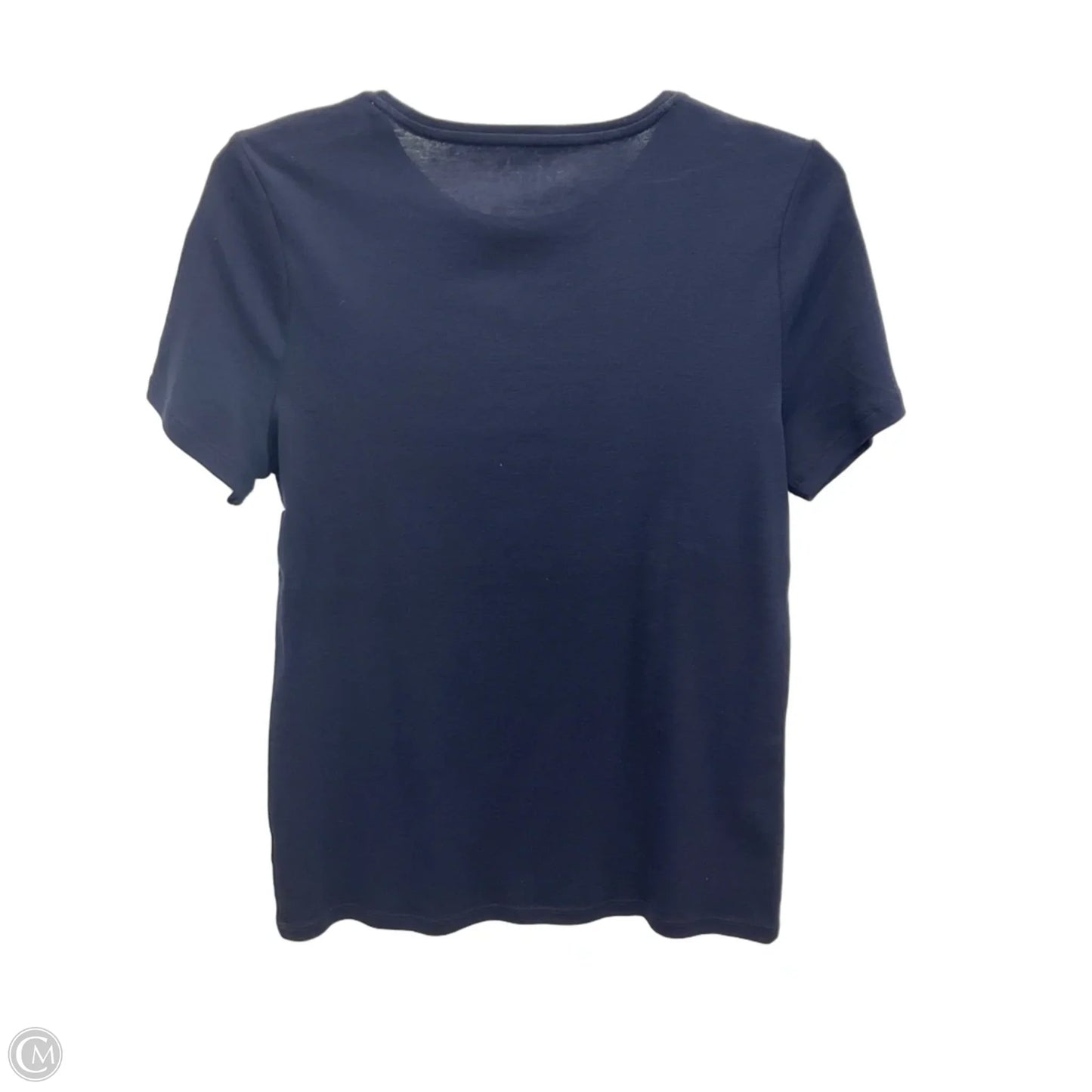 Top Short Sleeve By Talbots In Blue, Size: M