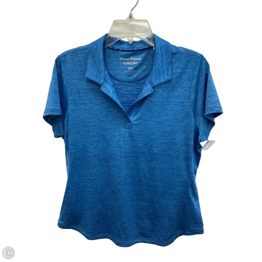 Athletic Top Short Sleeve By Tommy Bahama In Blue, Size: S