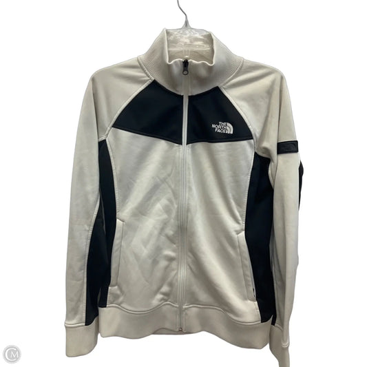 Athletic Jacket By The North Face In White, Size: L