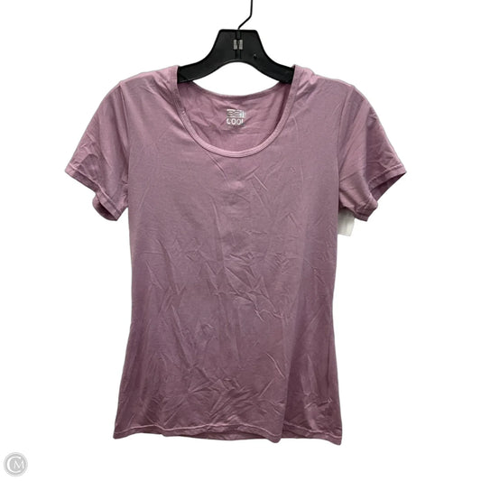 Athletic Top Short Sleeve By 32 Degrees In Purple, Size: S