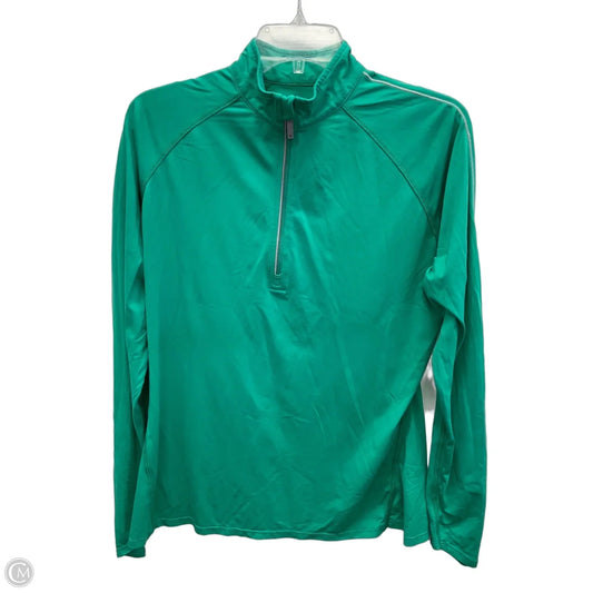 Athletic Jacket By Callaway In Green, Size: L