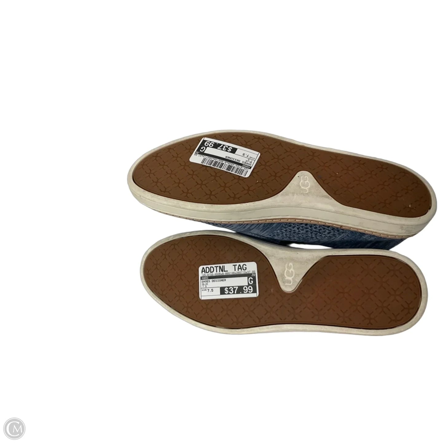 Shoes Designer By Ugg In Blue, Size: 7.5
