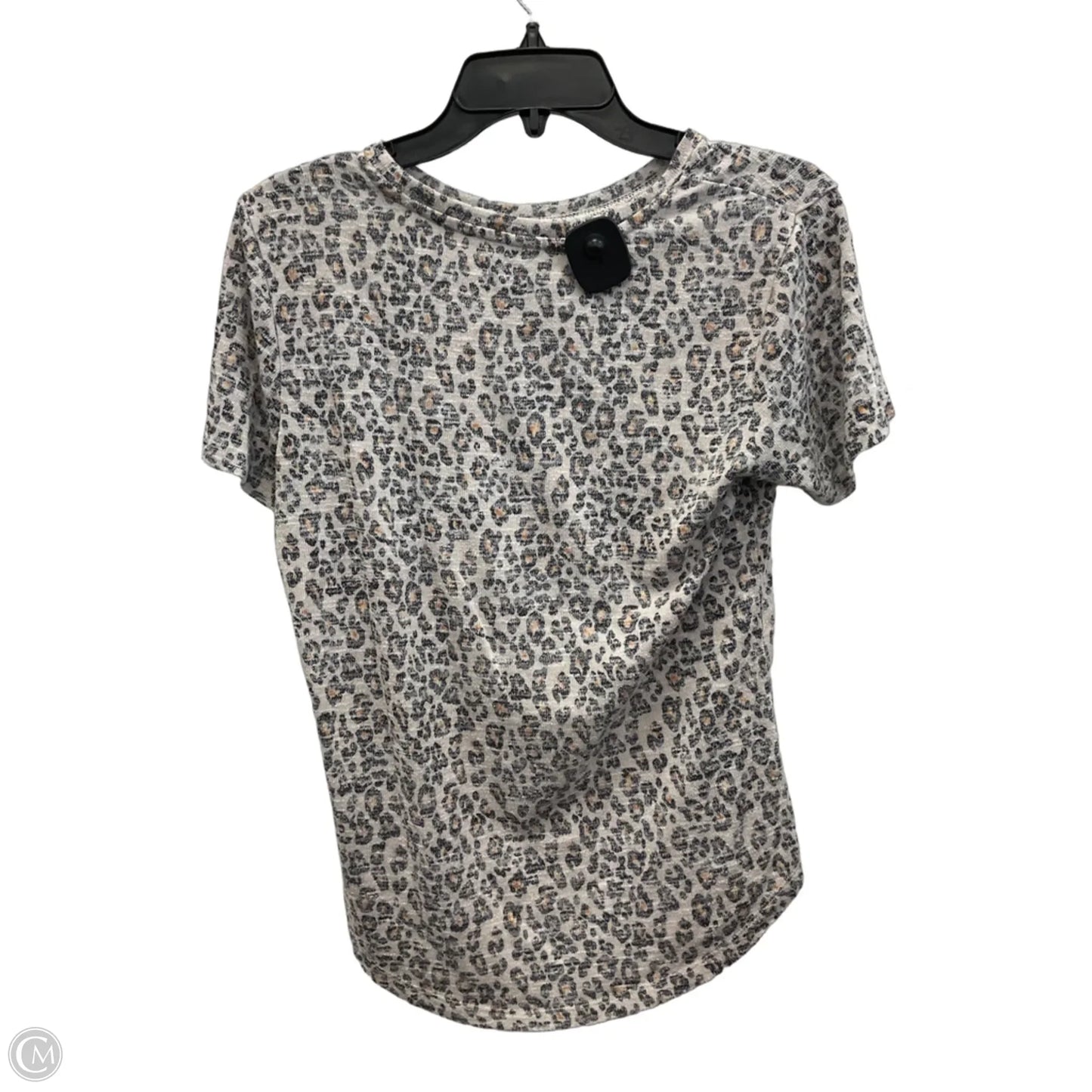 Top Short Sleeve By Z Supply In Animal Print, Size: S