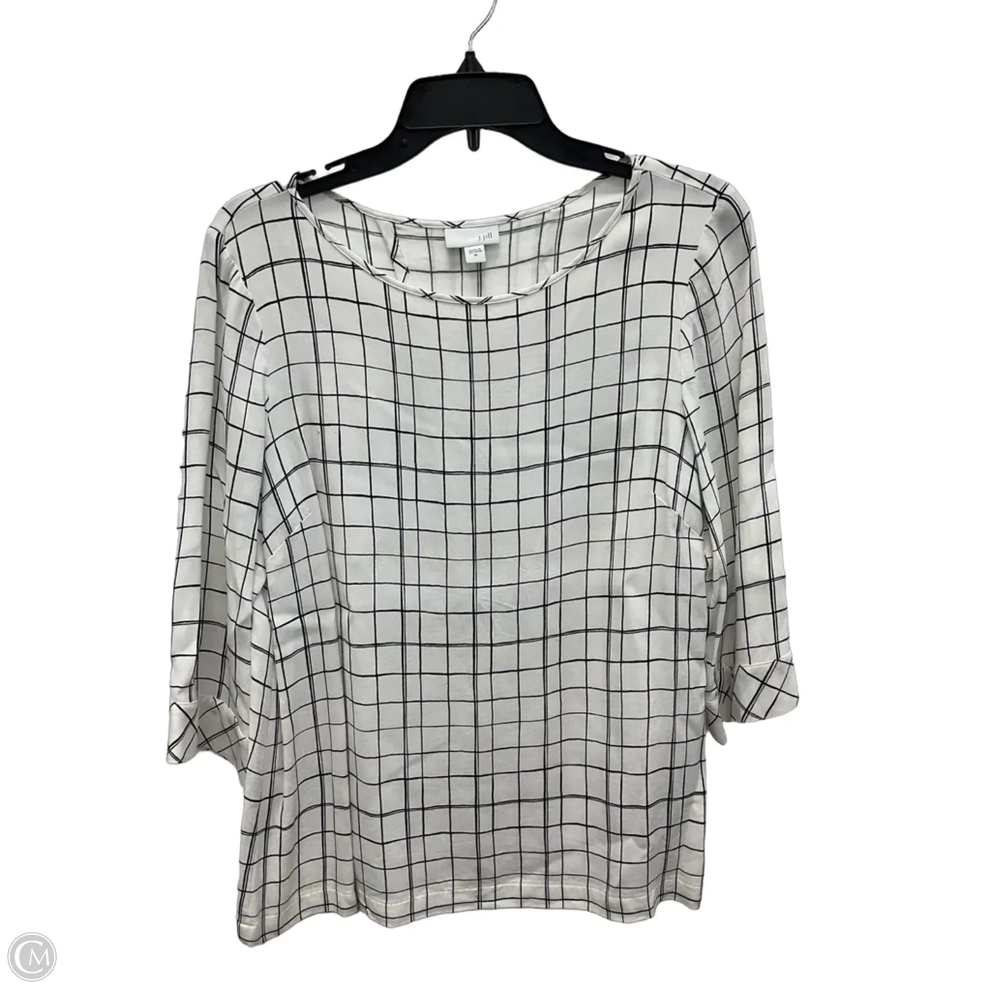 Top Short Sleeve By J. Jill In White, Size: M