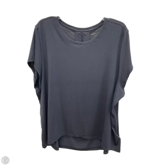Athletic Top Short Sleeve By Athleta In Blue, Size: Xl