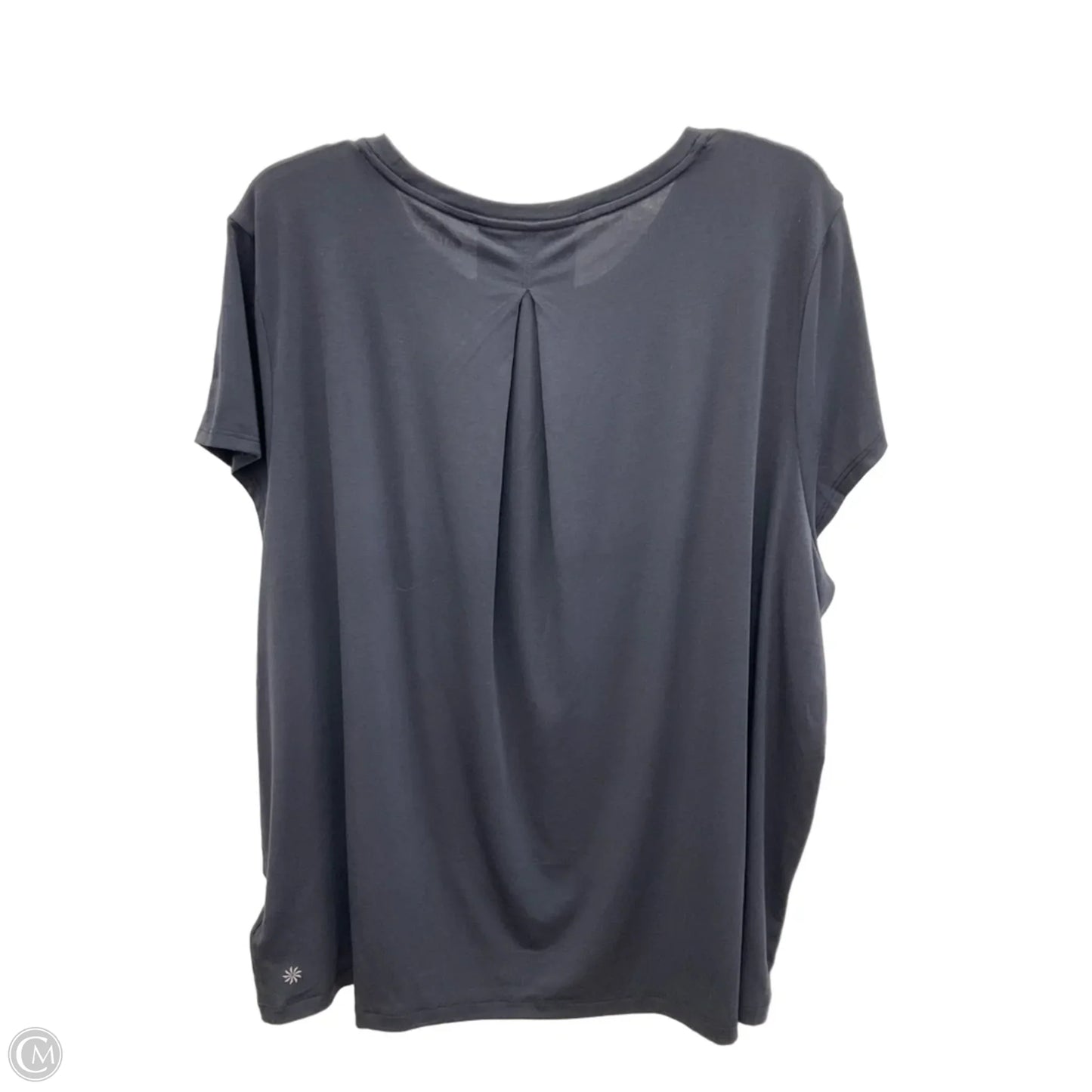 Athletic Top Short Sleeve By Athleta In Blue, Size: Xl