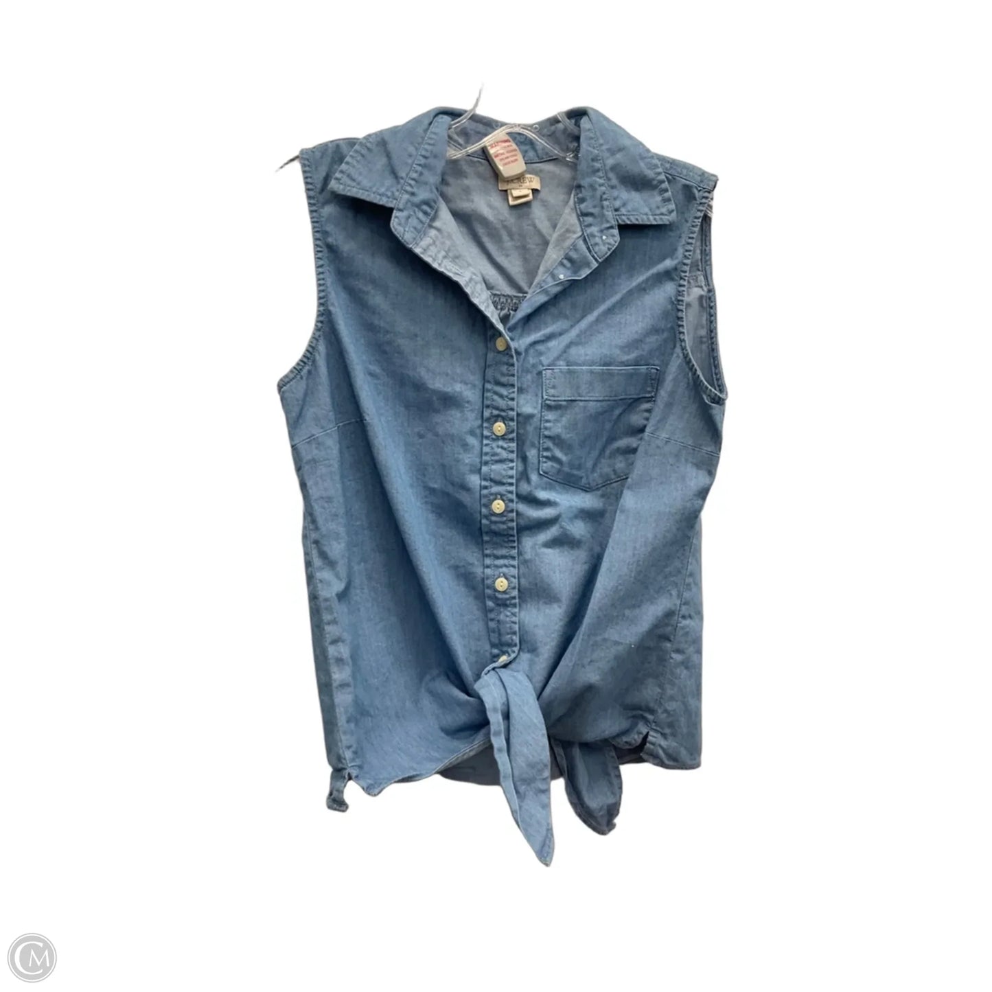 Top Sleeveless By J. Crew In Blue, Size: S