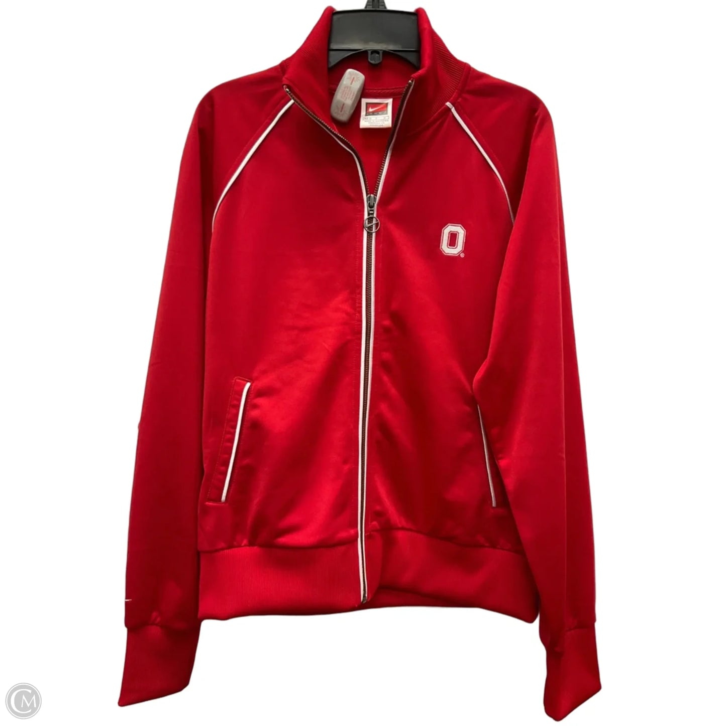 Athletic Jacket By Clothes Mentor In Red, Size: M