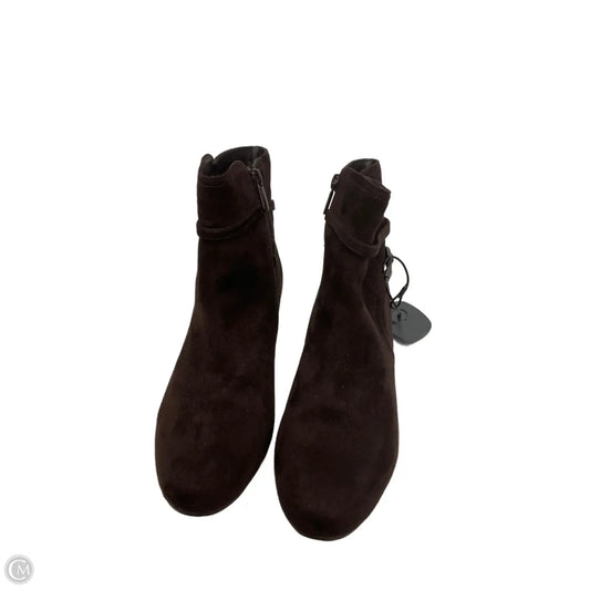 Boots Ankle Flats By Impo In Brown, Size: 8