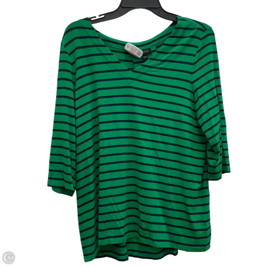 Tunic Long Sleeve By J. Jill In Green, Size: M