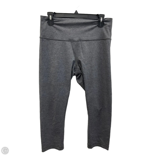 Athletic Capris By Lululemon In Grey, Size: L