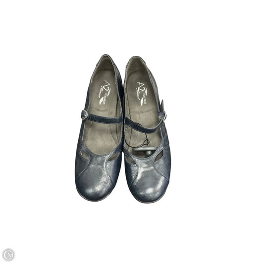 Shoes Heels Block By Aerosoles In Blue, Size: 11