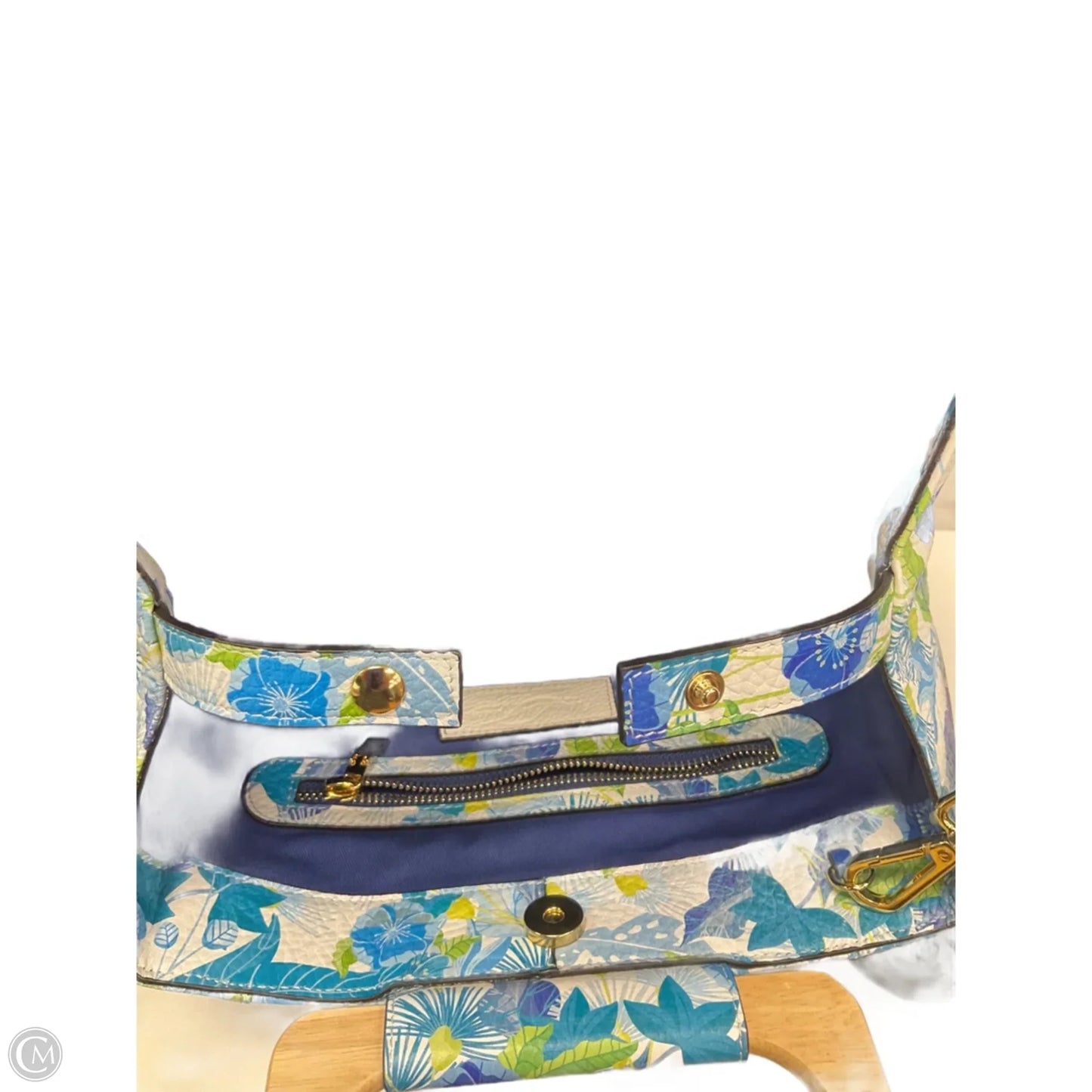 Handbag Leather By Cmc, Size: Medium