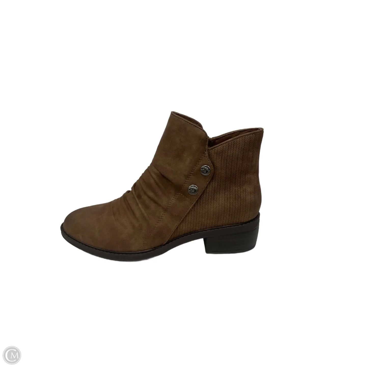 Boots Ankle Flats By Bare Traps In Brown, Size: 8