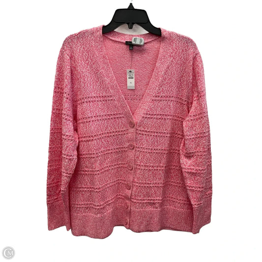 Cardigan By Talbots In Pink