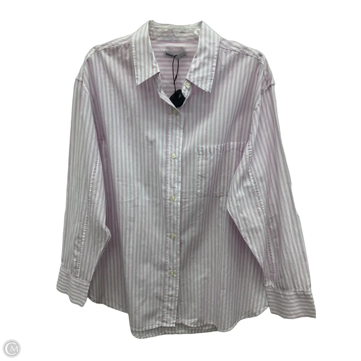 Blouse Long Sleeve By Sonoma In Purple, Size: L