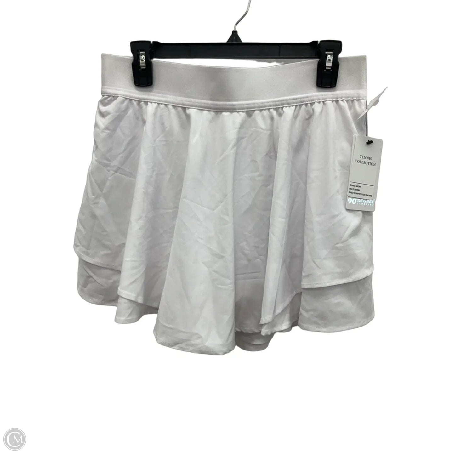 Athletic Skort By 90 Degrees By Reflex In White, Size: Xl