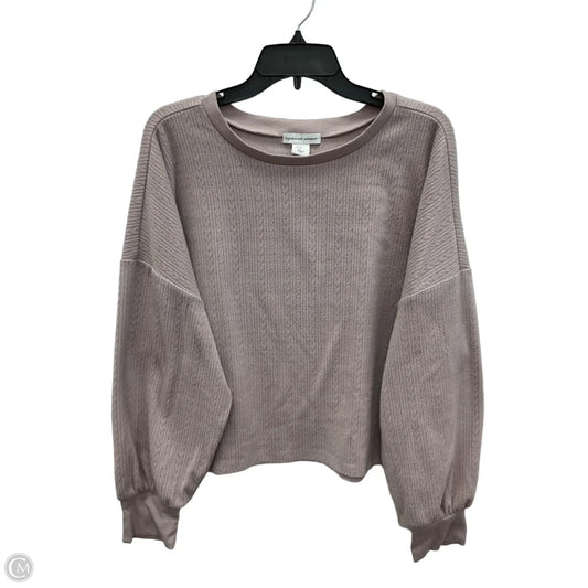 Top Long Sleeve By Cupcakes And Cashmere In Purple, Size: Xl