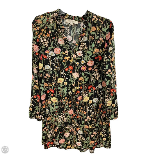 Dress Casual Short By Loft In Floral Print, Size: S