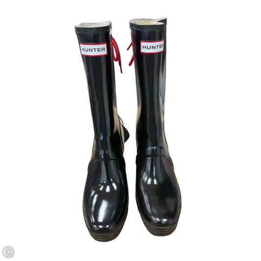 Boots Rain By Hunter In Black, Size: 9