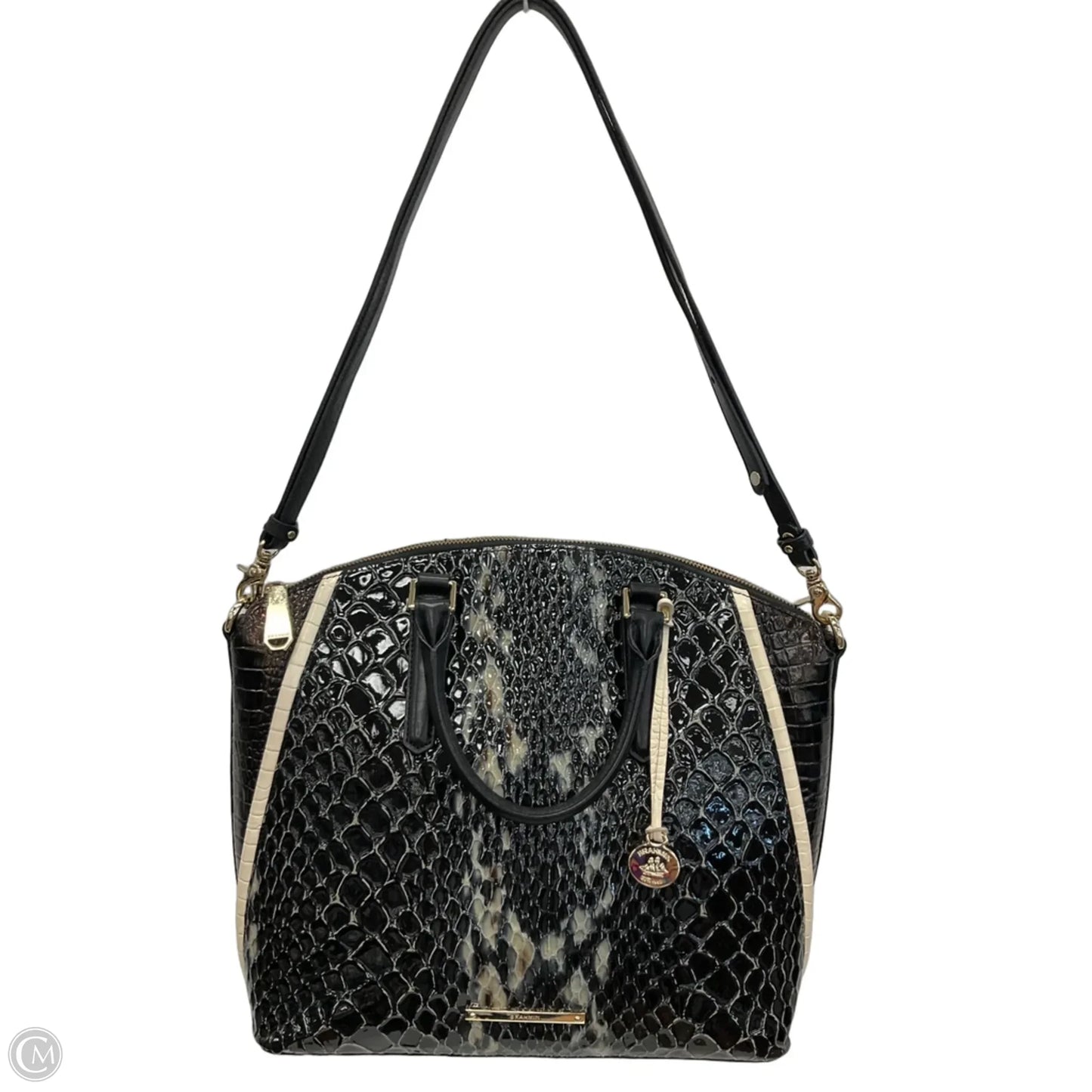 Handbag Designer By Brahmin, Size: Large