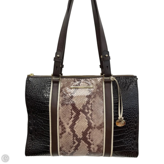 Handbag Designer By Brahmin, Size: Large