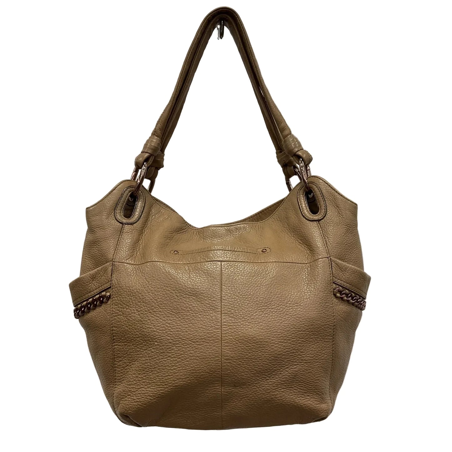 Handbag Leather By B. Makowsky, Size: Large