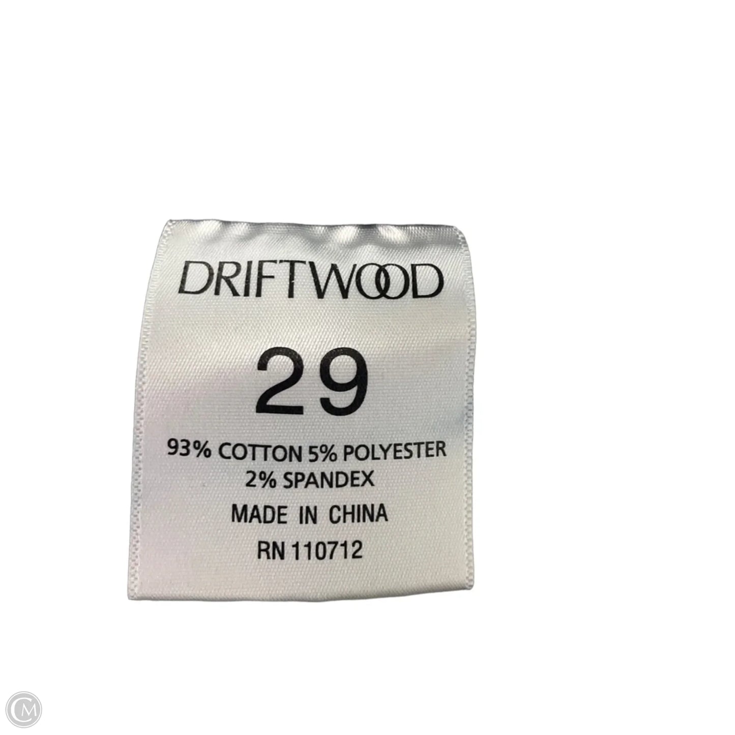 Jeans Skinny By Driftwood In Blue Denim, Size: 6