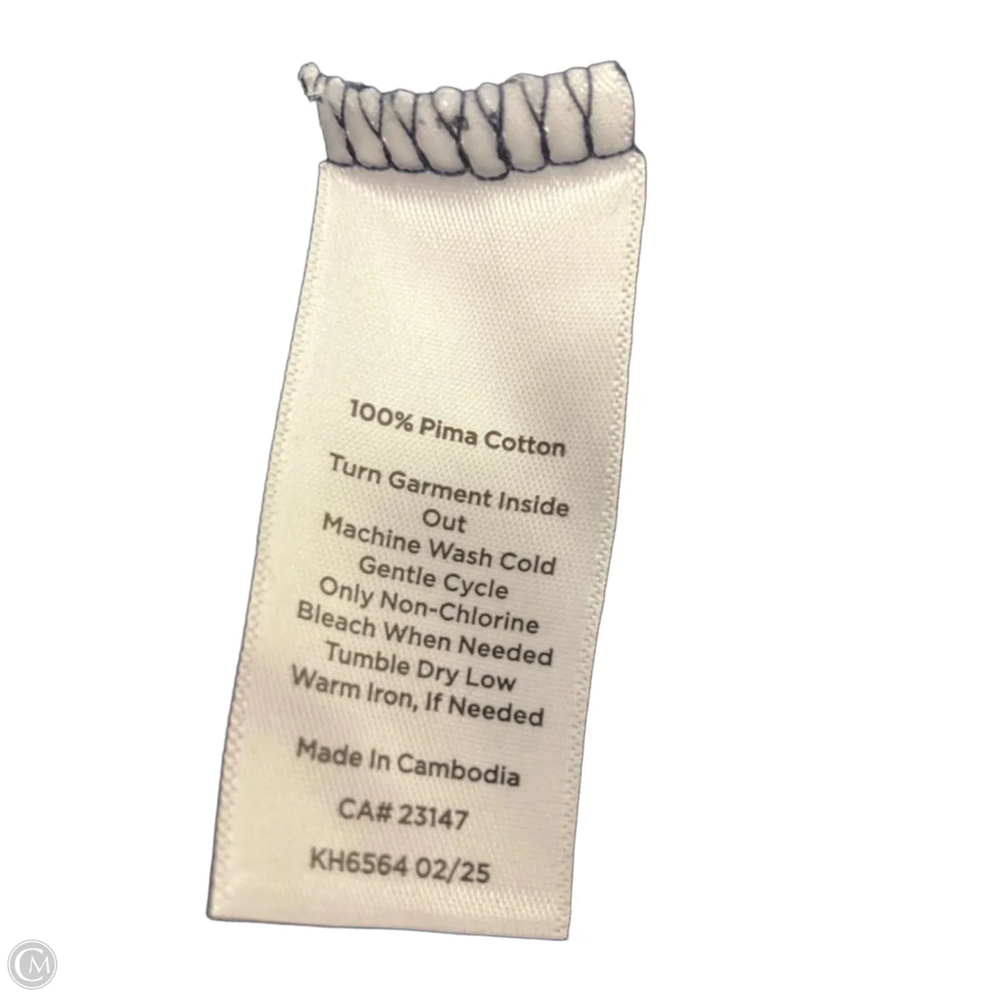 Top Long Sleeve Basic By Talbots In Navy, Size: L