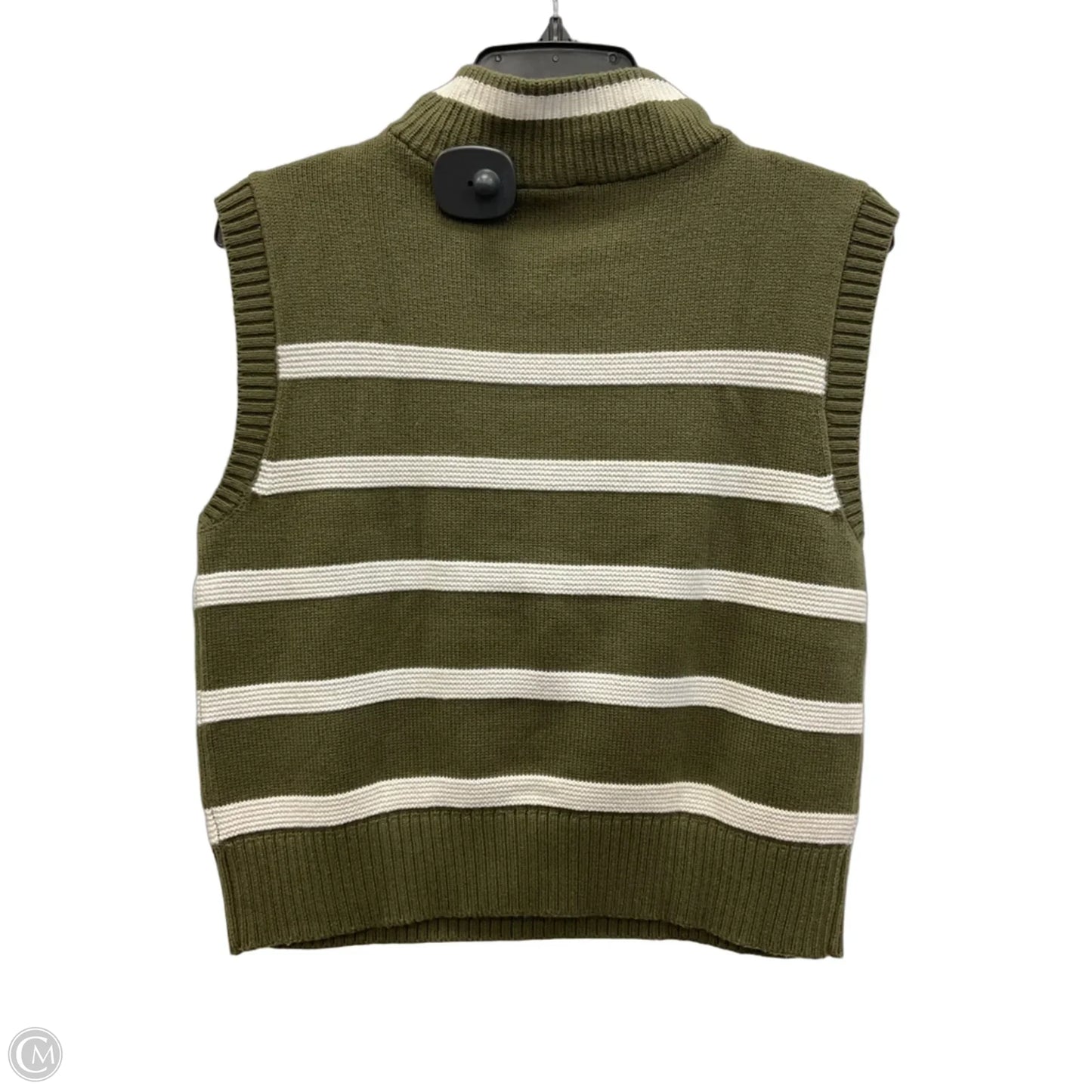 Vest Sweater By Talbots In Green, Size: Sp