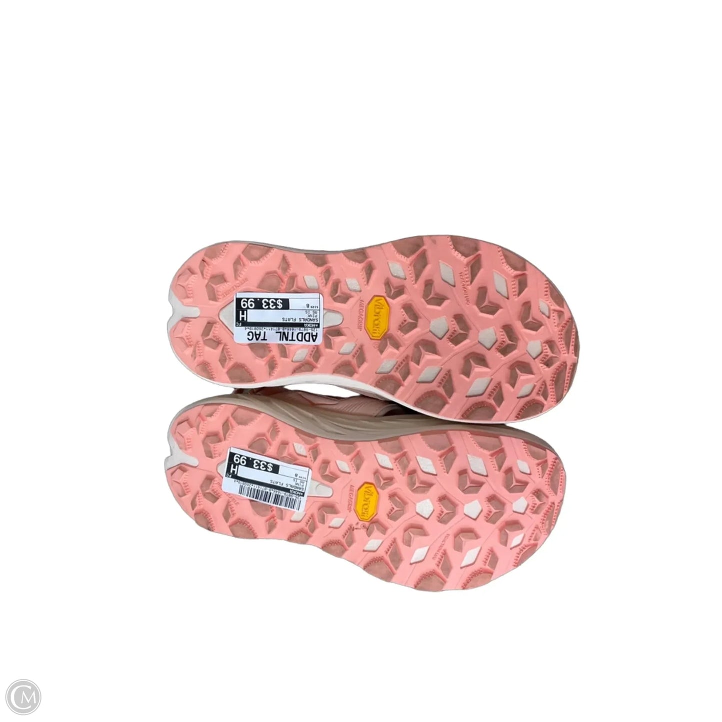 Sandals Flats By Hoka In Pink, Size: 8