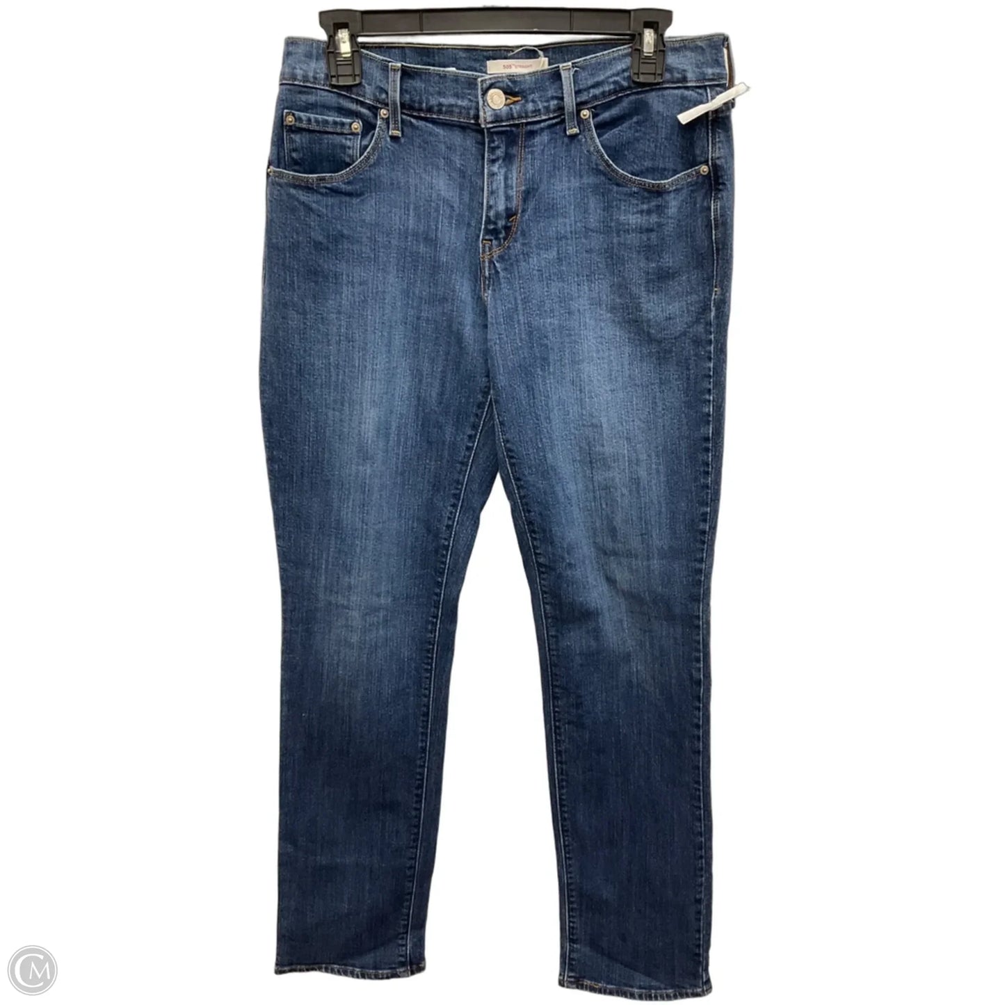 Jeans Straight By Levis In Blue, Size: 28