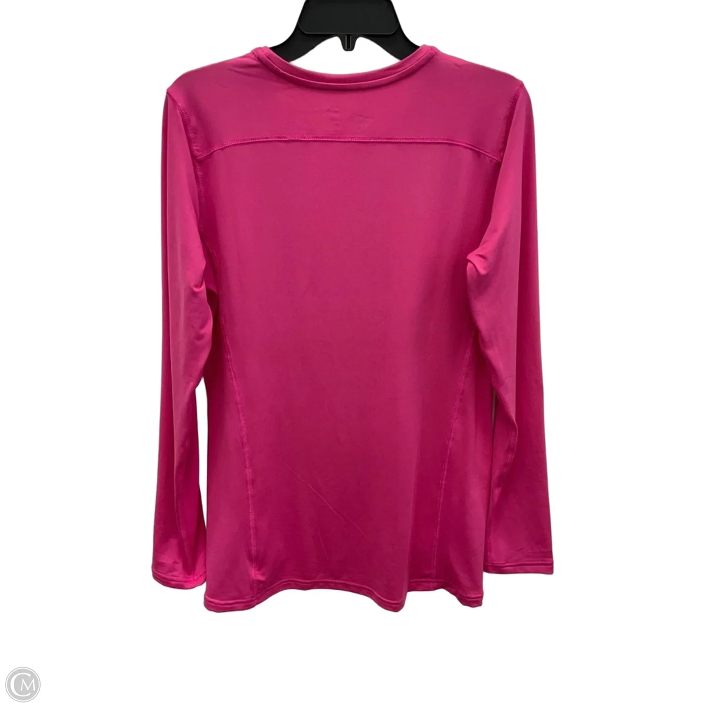 Athletic Top Long Sleeve Collar By Cmf In Pink, Size: M