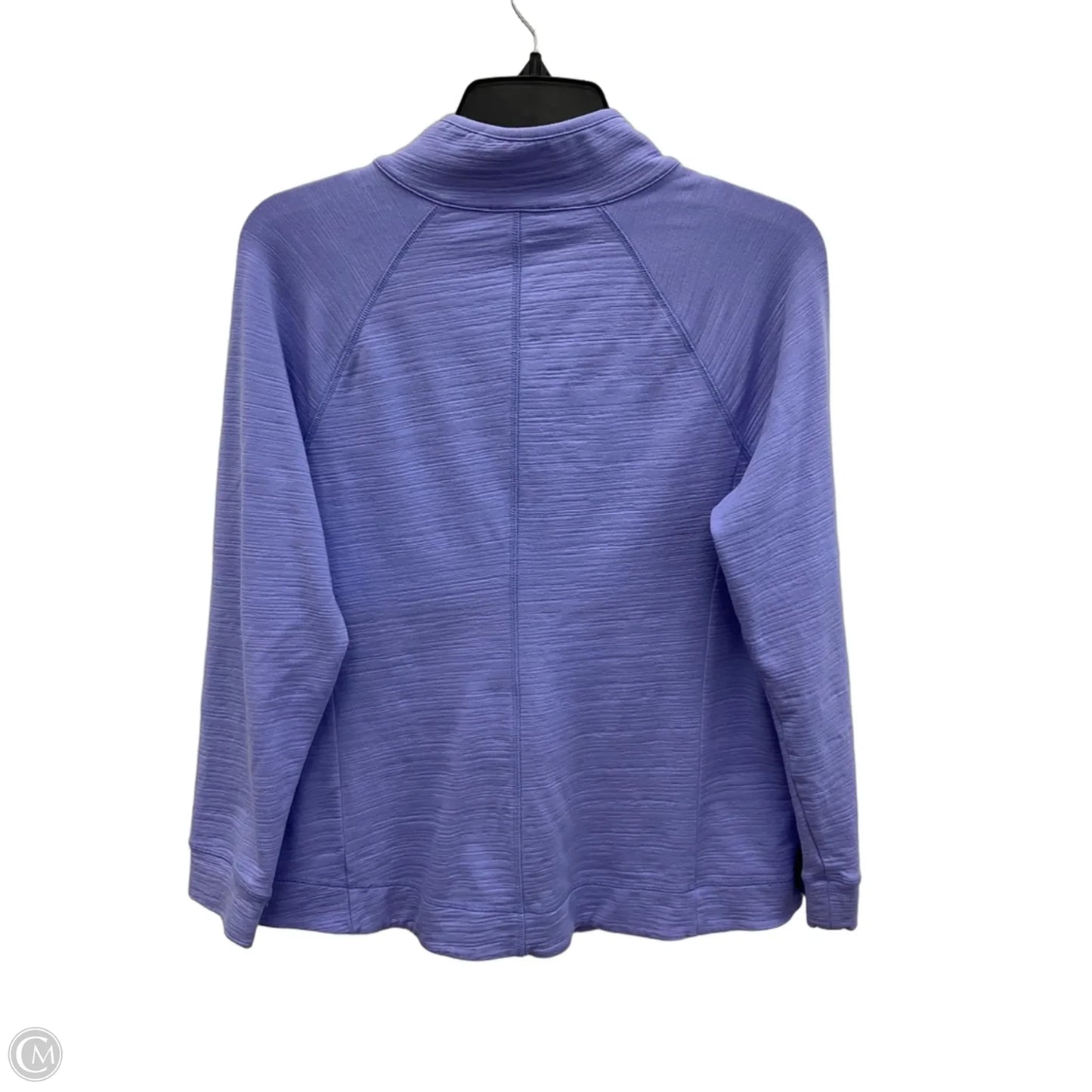 Athletic Jacket By Talbots In Purple, Size: Lp